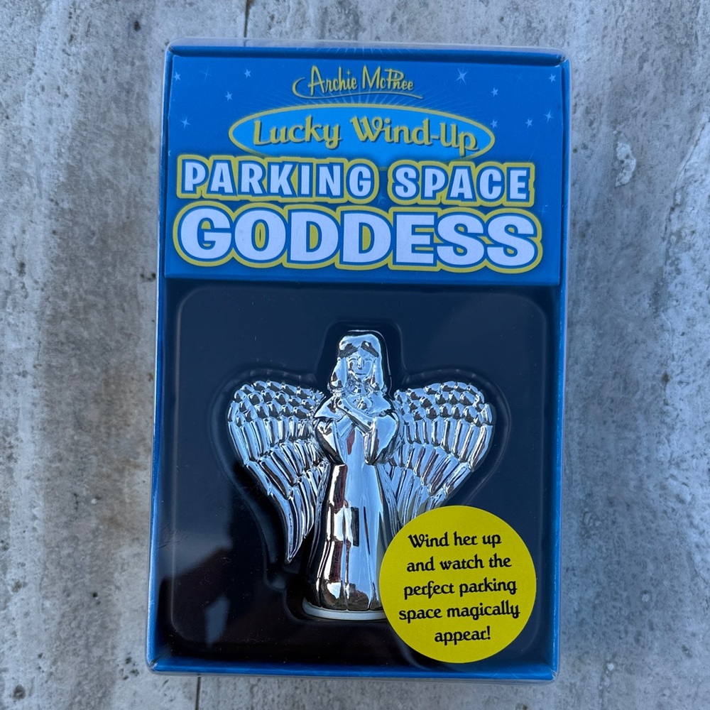 Archie McPhee Silver Parking Space Goddess